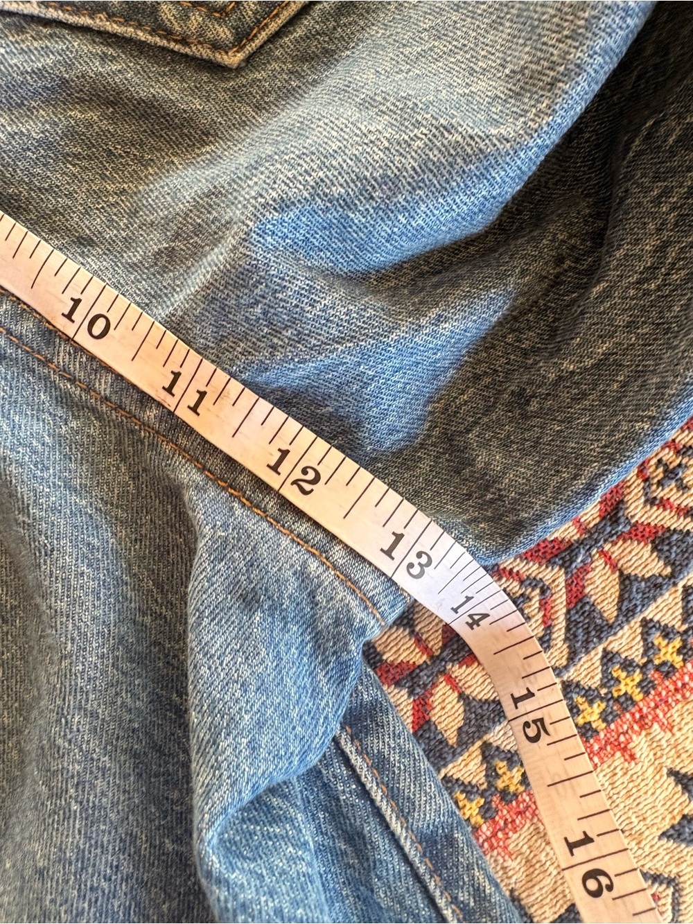LIKE NEW Madewell The Perfect Vintage Wide Leg Crop Light Blue Denim Jeans 24P - Picture 7 of 12